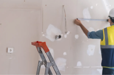 major drywall repair