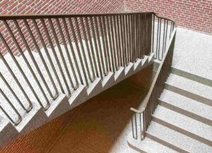 stair railing installation